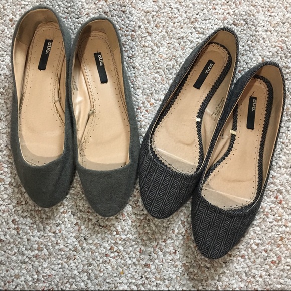 2 pairs of BGD Urban Outfitters fabric flats - Picture 1 of 8